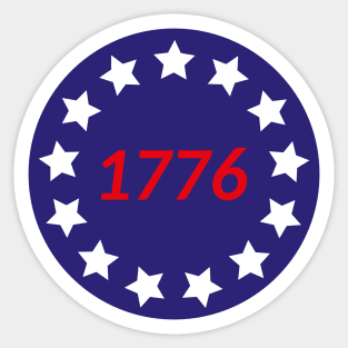 13 Star Betsy Ross Flag Sticker